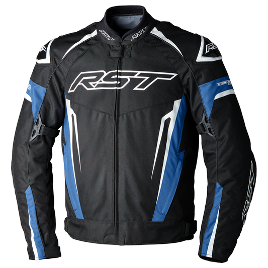 RST Tractech Evo 5 Mens Textile Jacket (CE) - Blue/Black/White (3485)