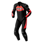 RST Tractech Evo D3O Leather Suit Black / Flo Red