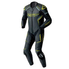 RST S1 D3O Leather Suit Black/Grey/Flo Yellow
