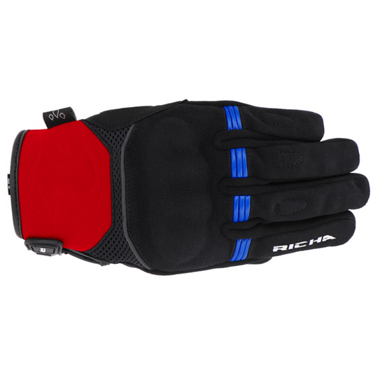 Richa Scope Waterproof Gloves - Black/Red/Blue