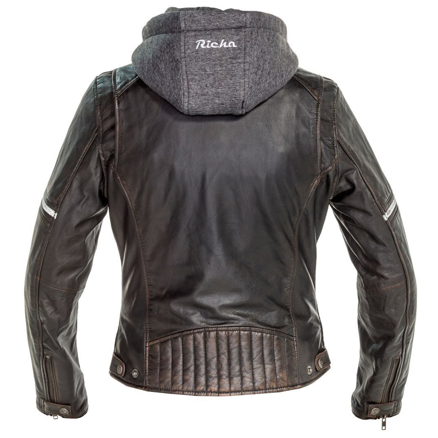 Richa Toulon 2 Ladies Leather Jacket - Anthracite/Brown