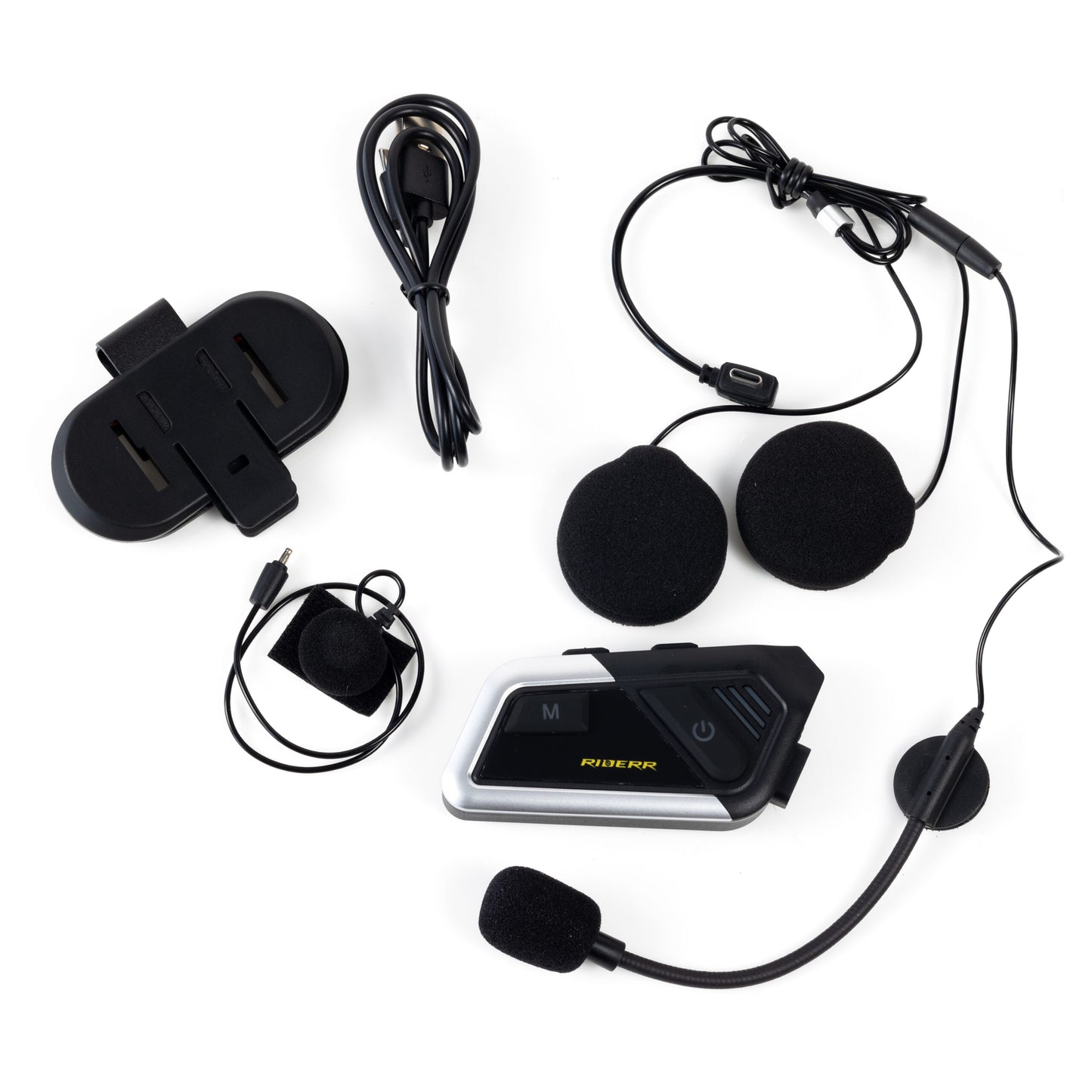 Riderr Riderr S9X Plus Bluetooth Headset - Front View