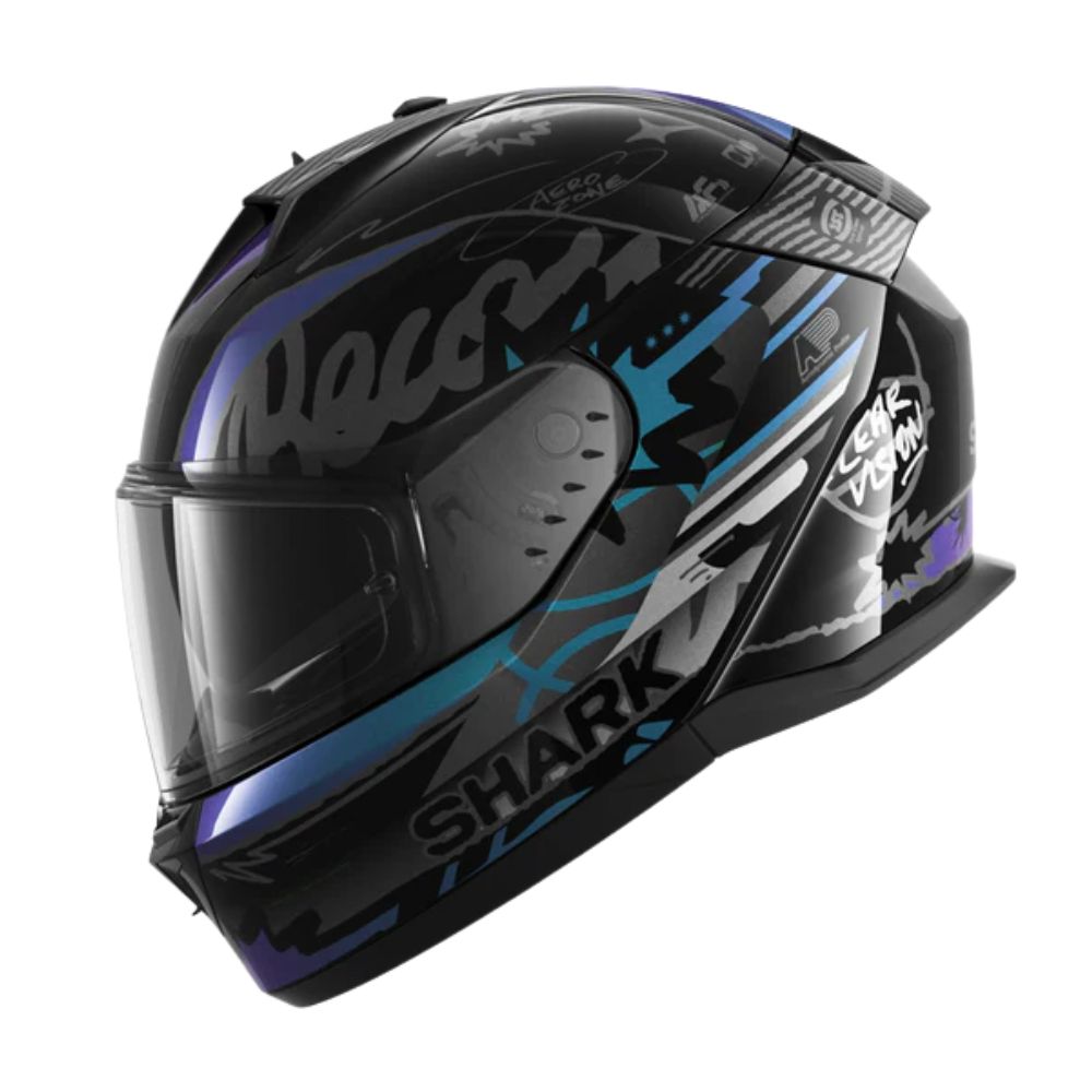 Shark SHARK D-SKWAL 3 STREETRUSH Black/Green/Pearl - Detail View
