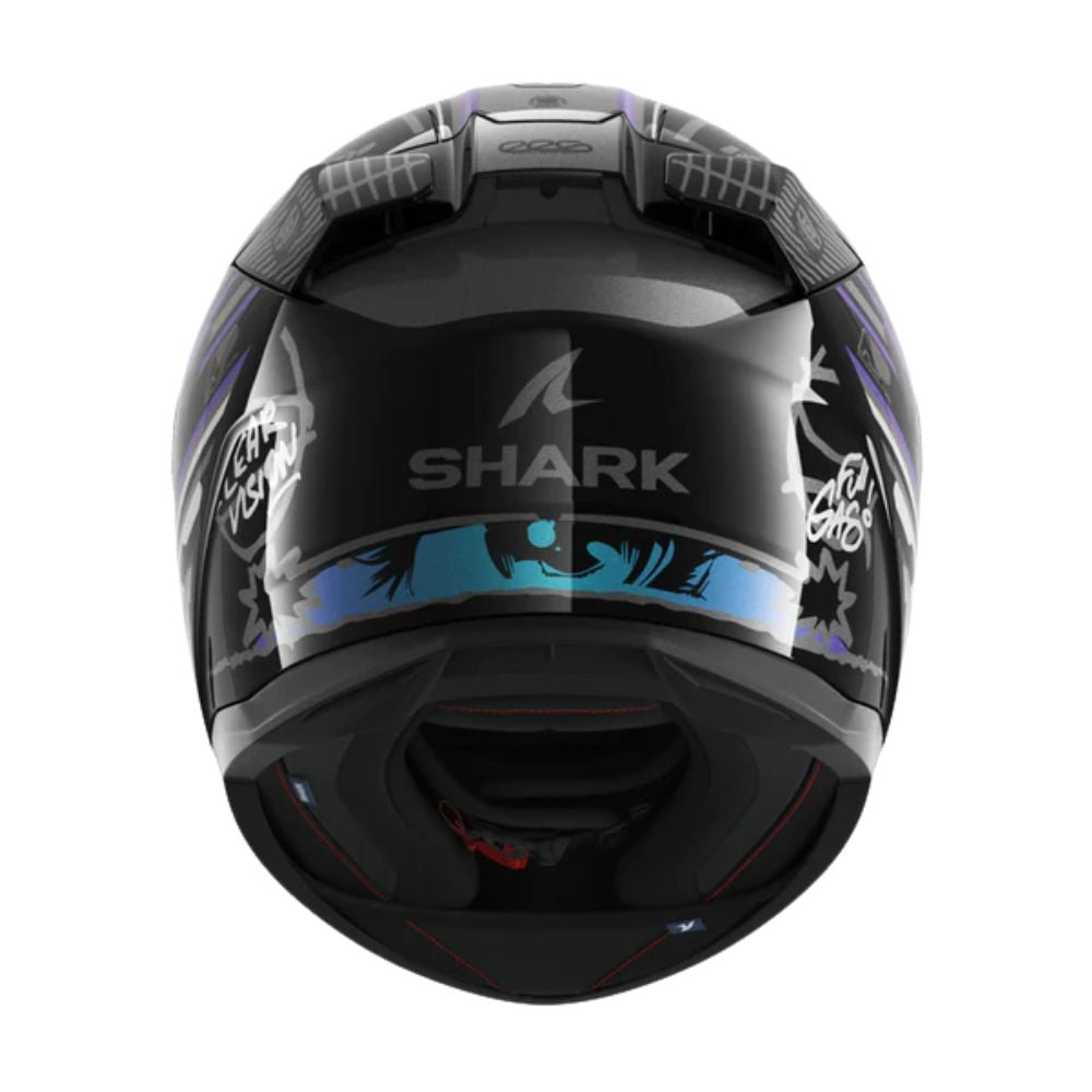 Shark SHARK D-SKWAL 3 STREETRUSH Black/Green/Pearl - Interior View