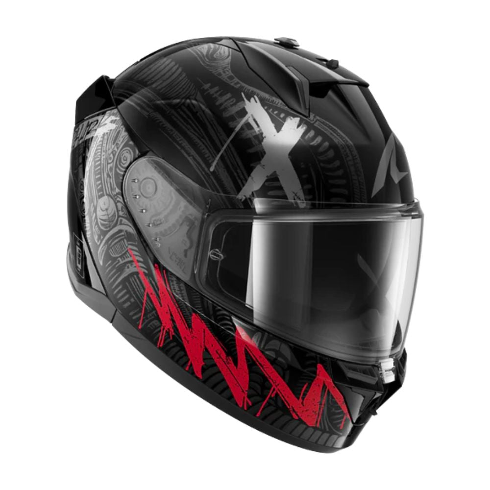 Shark SHARK D-SKWAL 3 SHIEVER Black / Anthracite / Red - Detail View