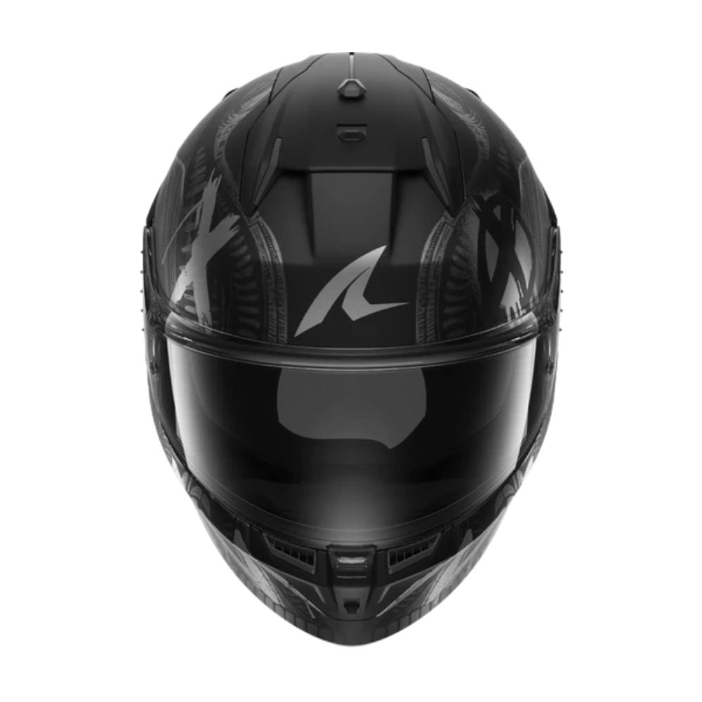 Shark SHARK D-SKWAL 3 SHIEVER Matt Black / Anthracite / Silver - Side View