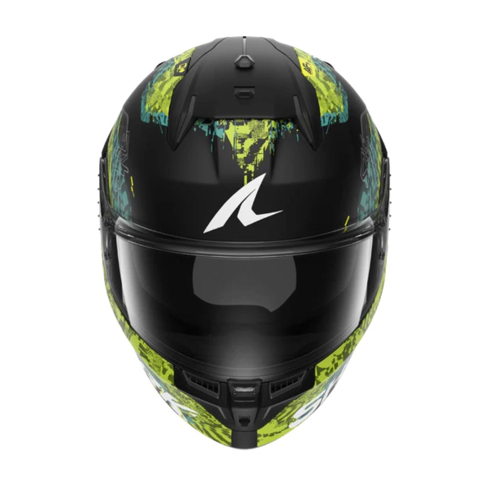 Shark SHARK D-SKWAL 3 SPEED-VIB Matt Black / Green / Blue - Side View