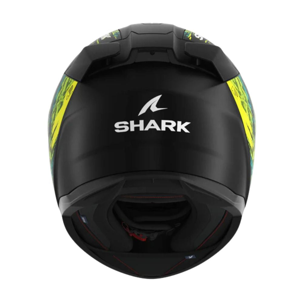 Shark SHARK D-SKWAL 3 SPEED-VIB Matt Black / Green / Blue - Interior View