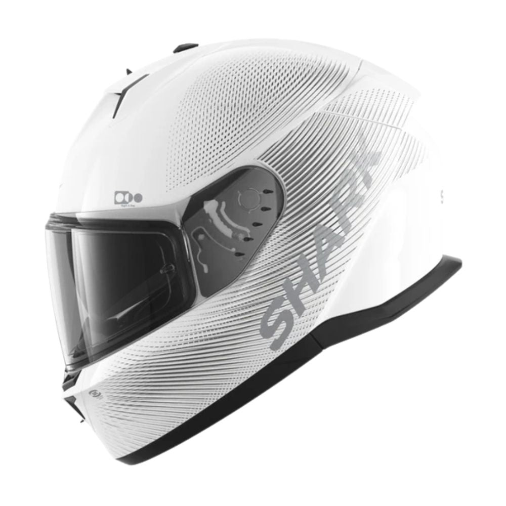 Shark SHARK D-SKWAL 3 SP LYNE White / Silver - Detail View