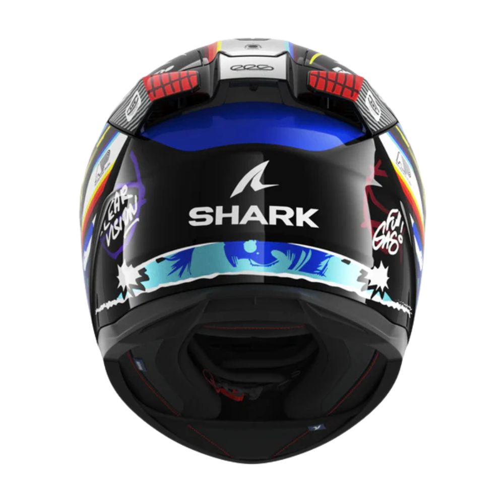 Shark SHARK D-SKWAL 3 STREETRUSH Black / Blue / Pearl - Interior View