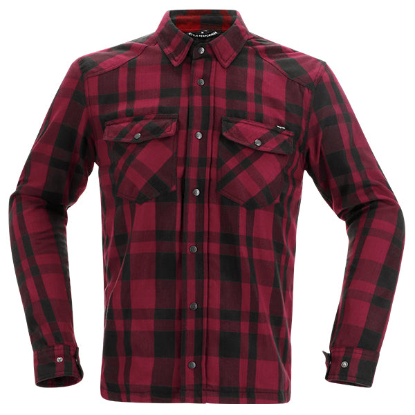 RICHA FOREST SHIRT BLACK/BURGUNDY