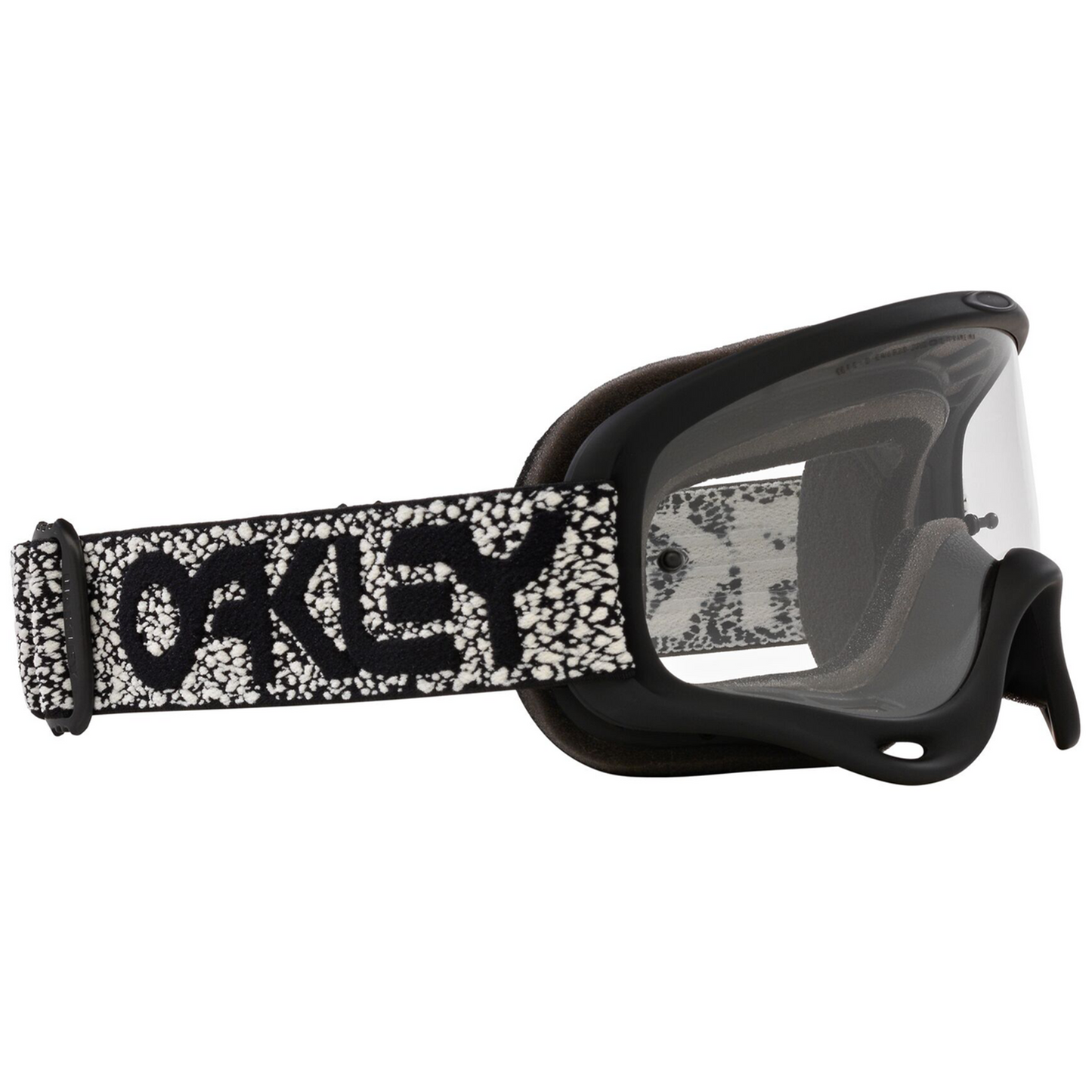 Oakley Oakley O-Frame MX Goggle (Grey Crackle) Clear Lens - Detail View