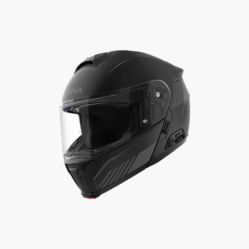Sena Specter Smart Flip-Up Helmet w Mesh Comms Matt Black