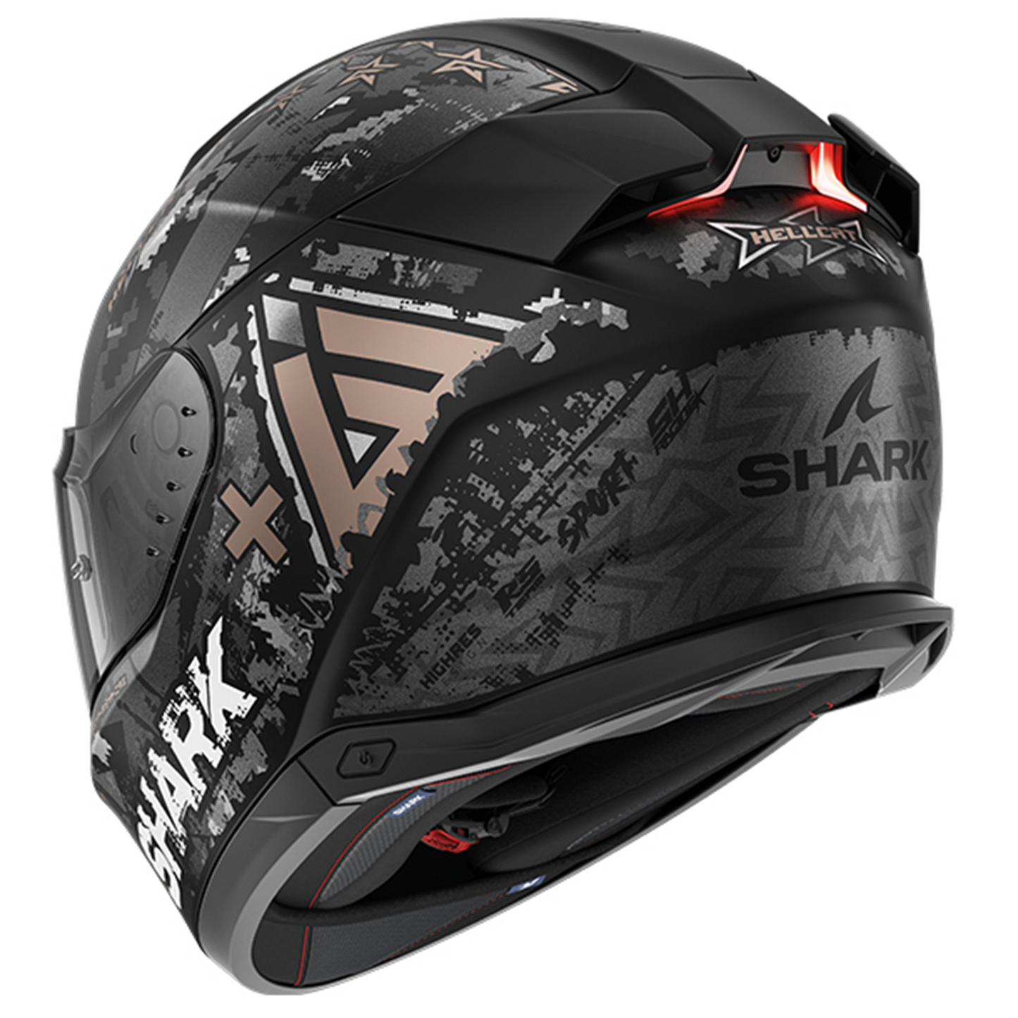 Shark Skwal i3 - Hellcat Matt KUA - Includes Dark Visor