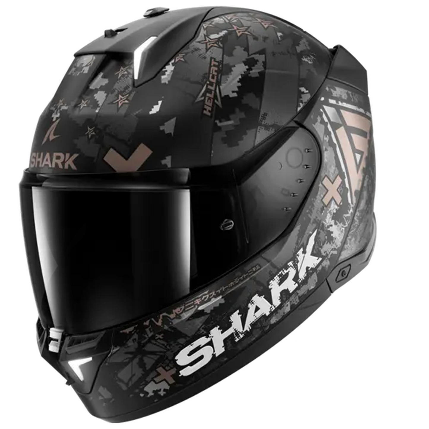 Shark Skwal i3 - Hellcat Matt KUA - Includes Dark Visor