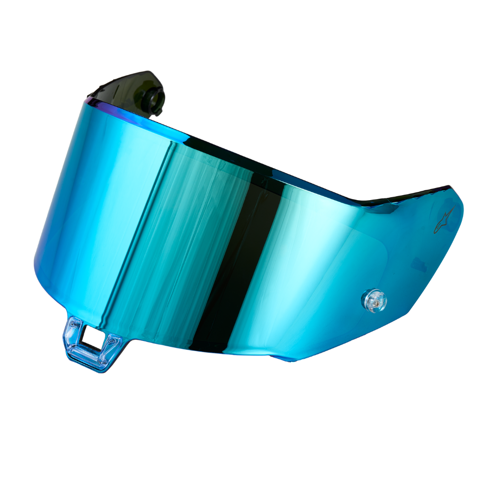 Alpinestars S-02.1-R Visor AV Mirror Blue ( R10 & R7 )
