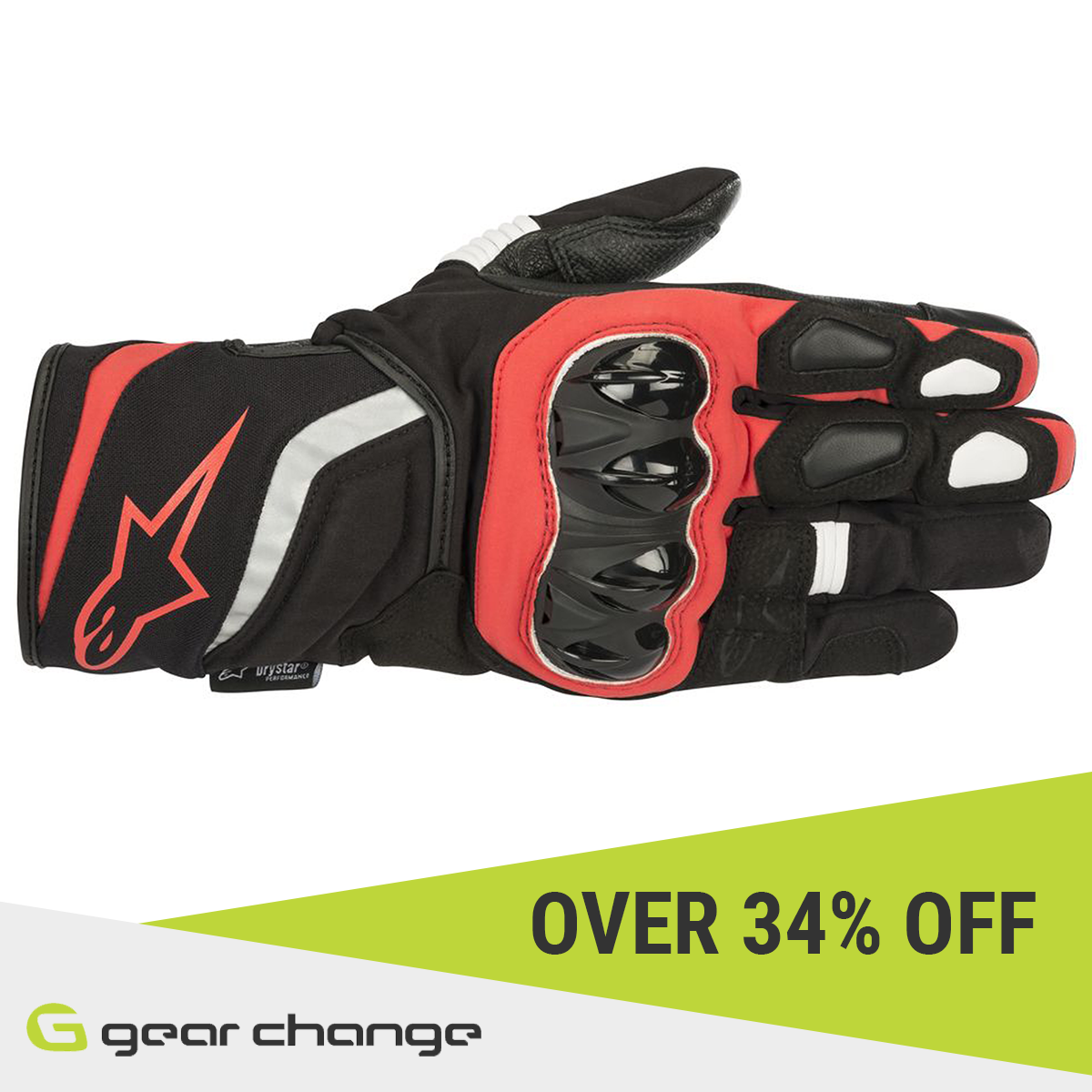 Alpinestars T-SP W Drystar Gloves - Black/Red