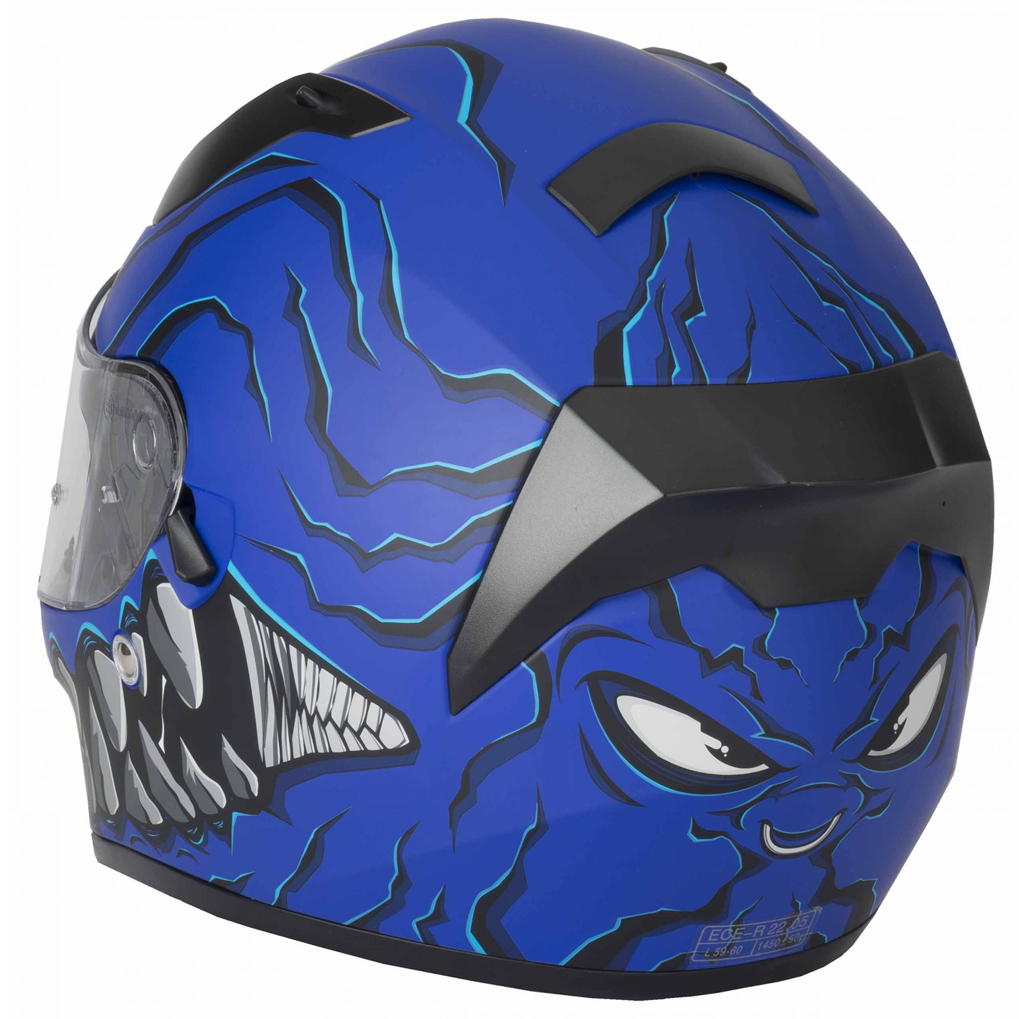 Vcan H128 - Mordhi Blue - Free Additional Visor