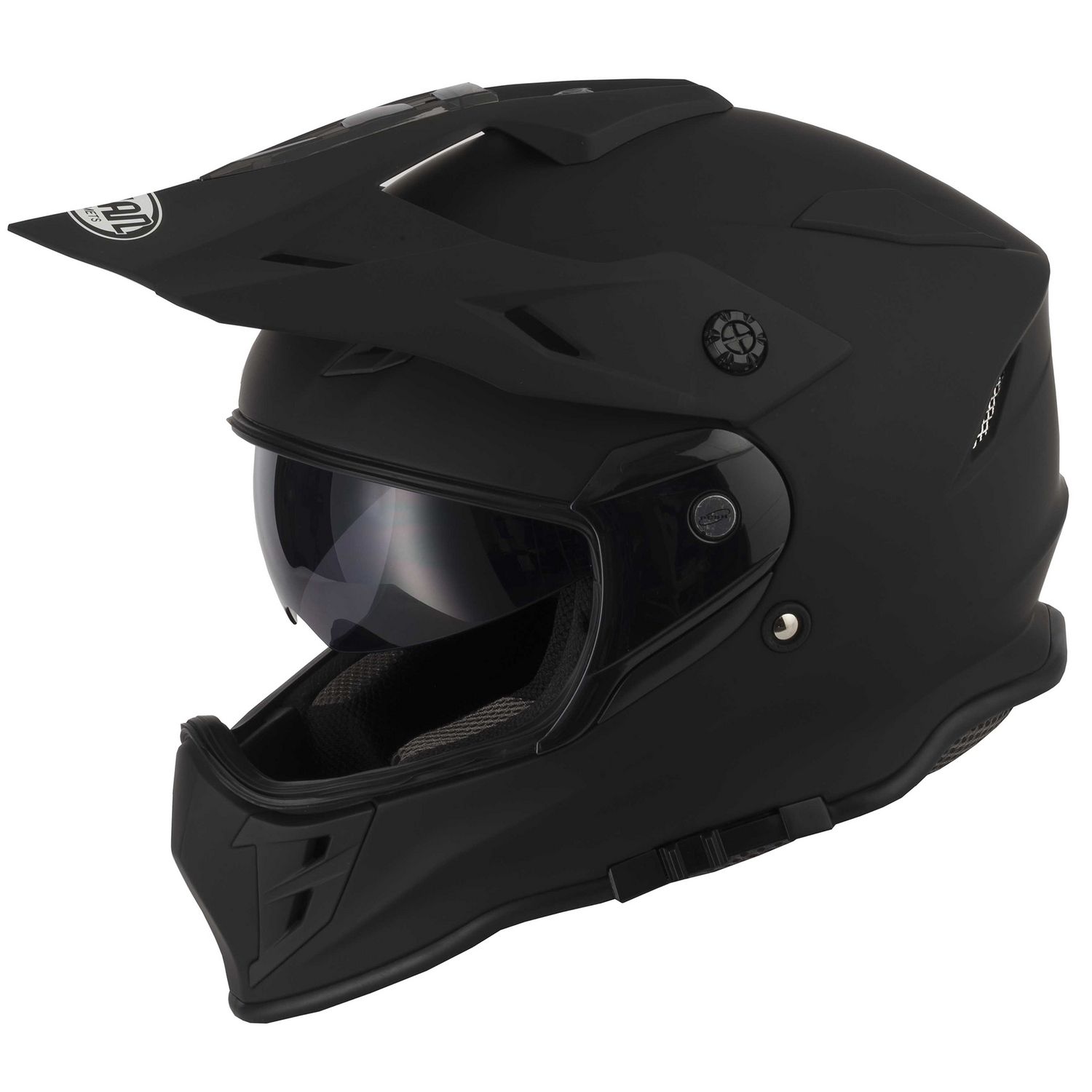contact vcan motorcycle helmets Vcan H331 Dual Sport Motorcycle Helmet - Matt Black