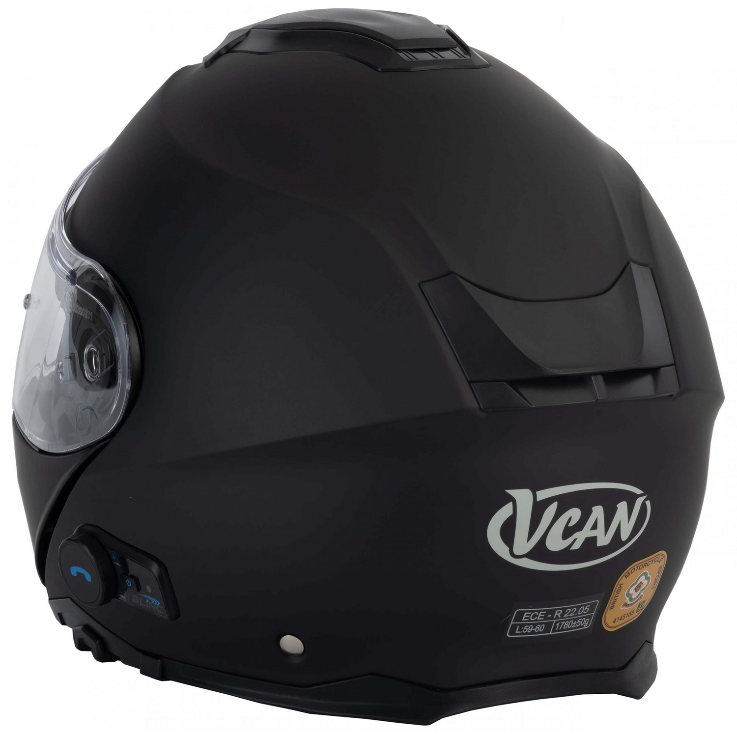 bluetooth rear view motorcycle helmet Vcan H272 Blinc Bluetooth