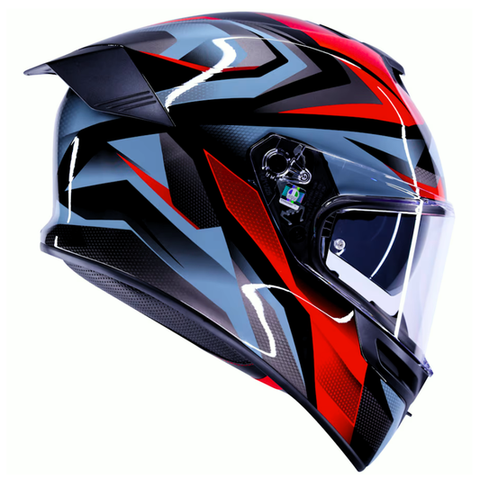 AGV K5 MUNOR MATT BLACK/RED