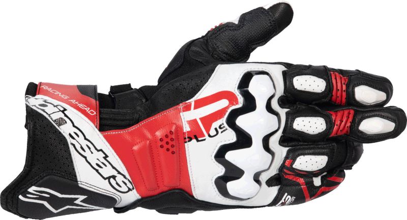 Alpinestars GP Plus R V3 Gloves Black White Bright Red