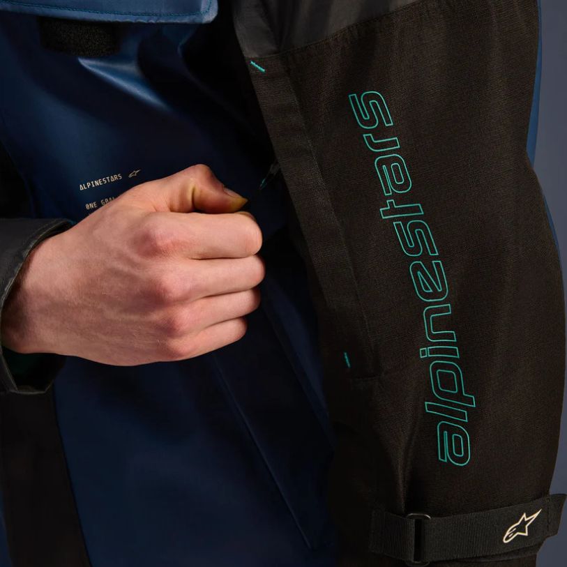 Alpinestars Alpinestars Mospher Waterproof  Jacket - Black Dark Petrol - View 6