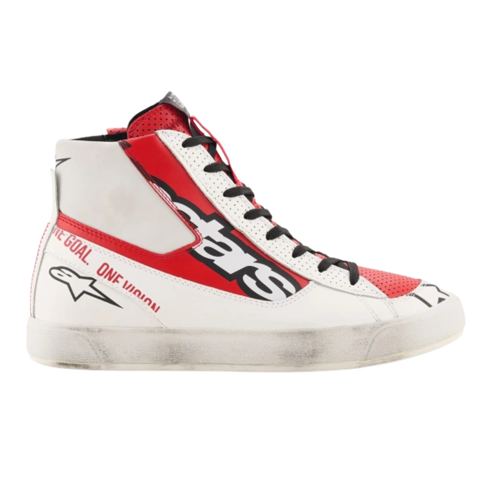 Alpinestars Stated Flair Shoes - White/Bright Red