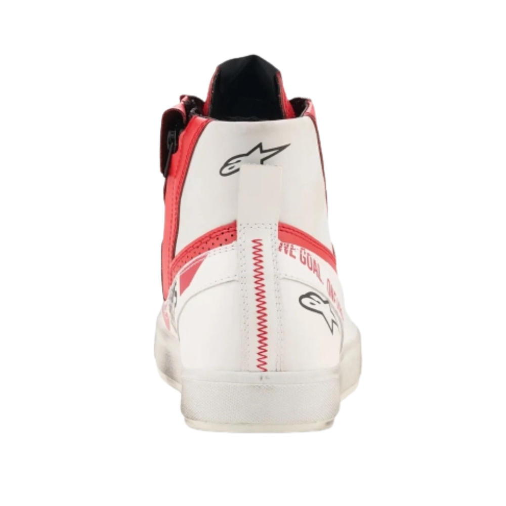 Alpinestars Stated Flair Shoes - White/Bright Red