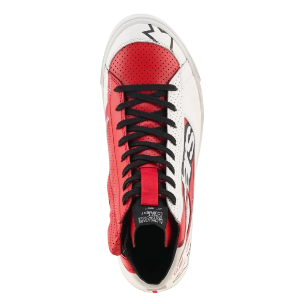 Alpinestars Stated Flair Shoes - White/Bright Red