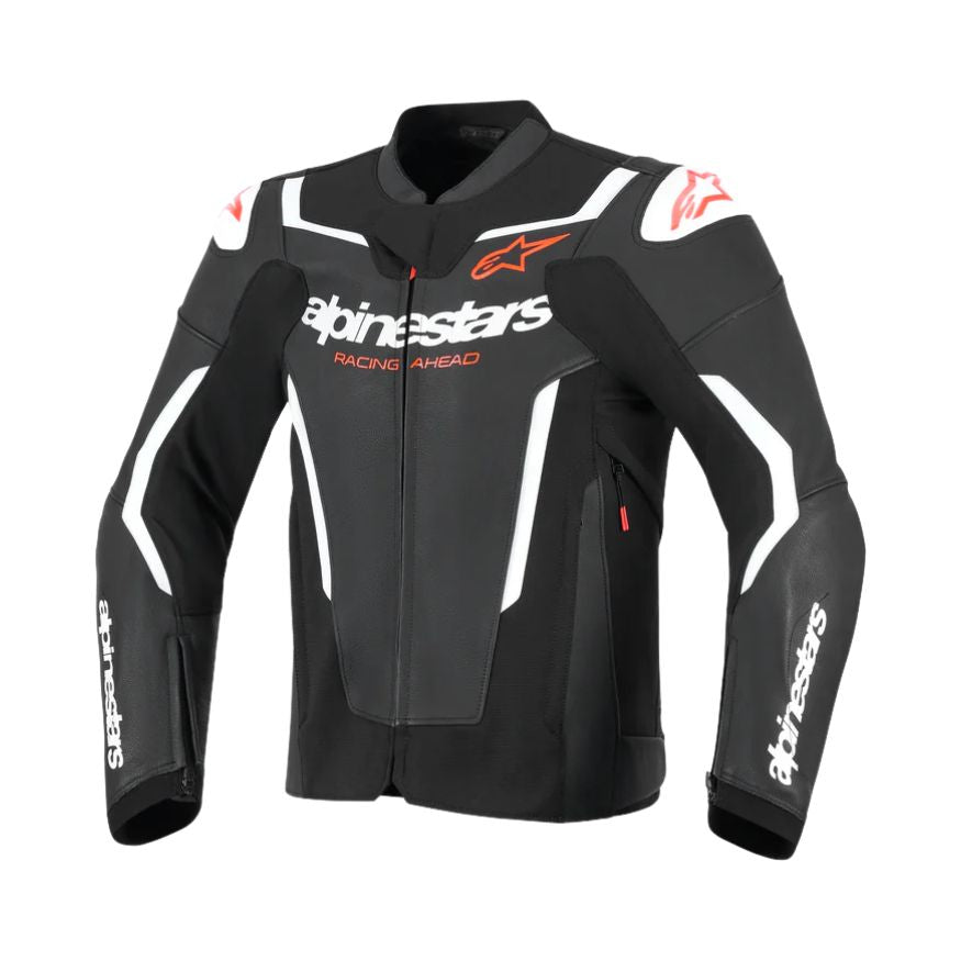 Alpinestars GP Force V2 Leather Jacket - Black/White
