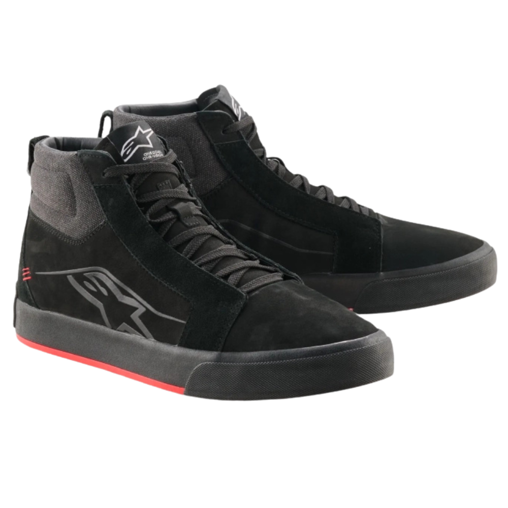Alpinestars Ride-63 Leather Riding Boots Black / Bright Red
