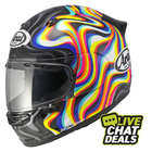 Arai Quantic Swirl White