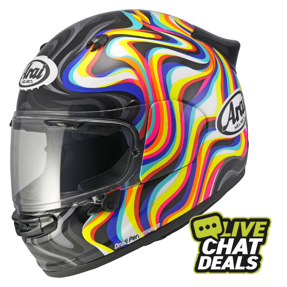 Arai Quantic Swirl White