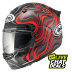 Arai Quantic Swirl Red