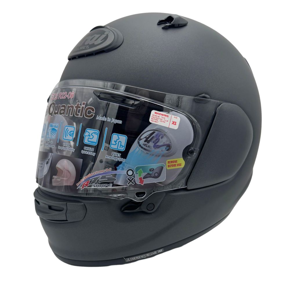 Arai Arai Quantic Solid Frost Gun Metallic - Side View