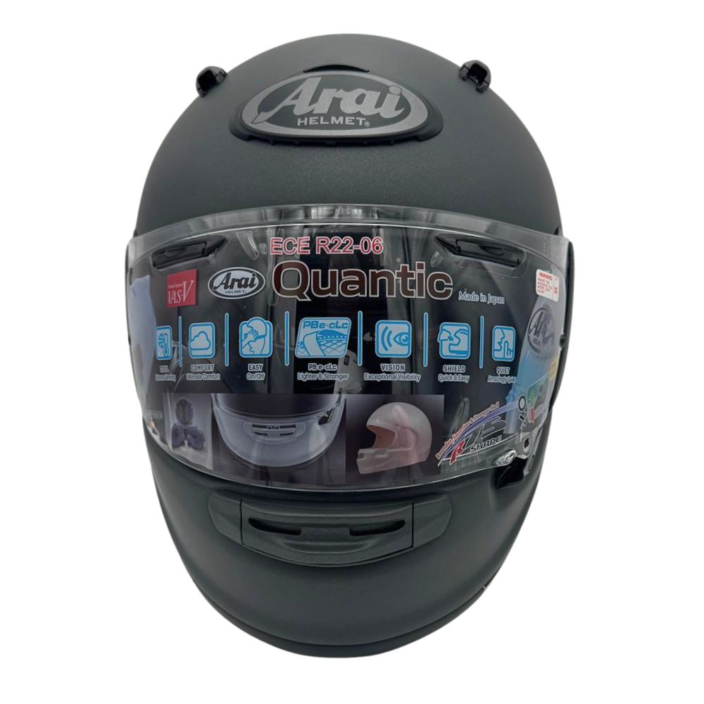 Arai Arai Quantic Solid Frost Gun Metallic - Detail View