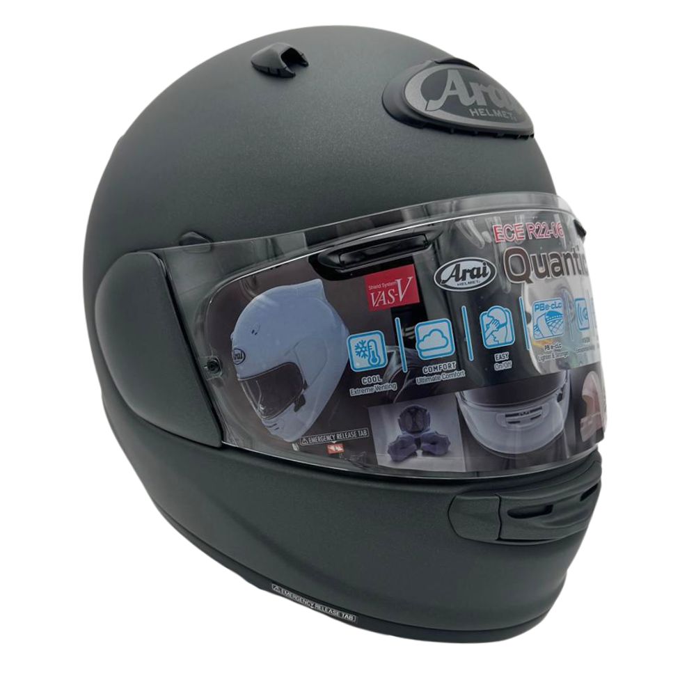 Arai Arai Quantic Solid Frost Gun Metallic - Rear View