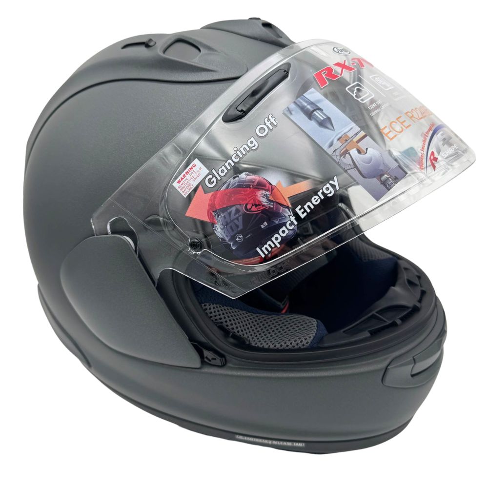 Arai Arai RX-7V Evo Solid Frost Gun Metallic - Side View