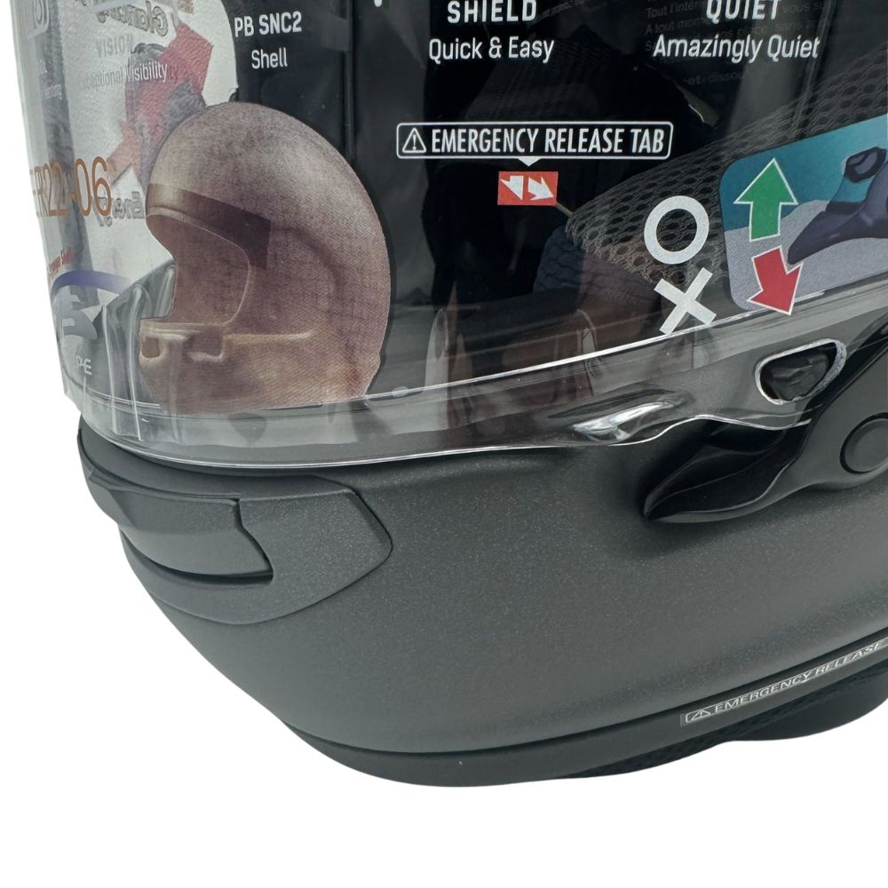 Arai Arai RX-7V Evo Solid Frost Gun Metallic - View 8