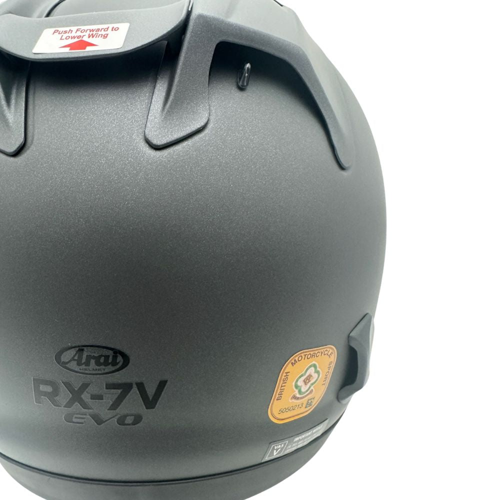Arai Arai RX-7V Evo Solid Frost Gun Metallic - View 6