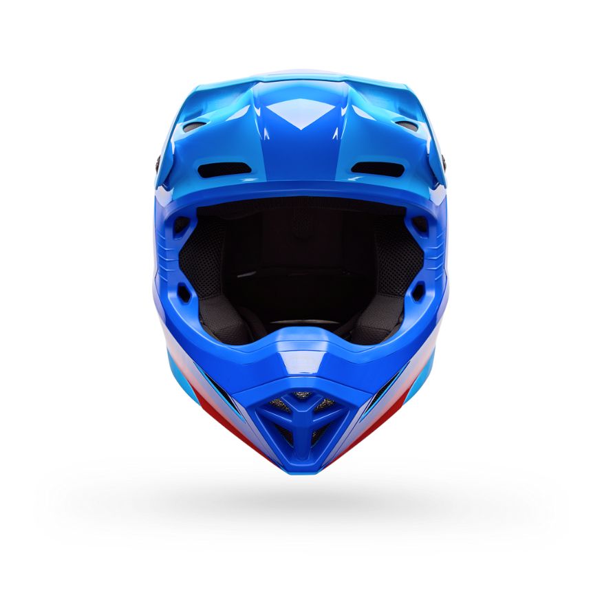 Bell MX-10 MIPS Aviator ECE Blue Red (2025)