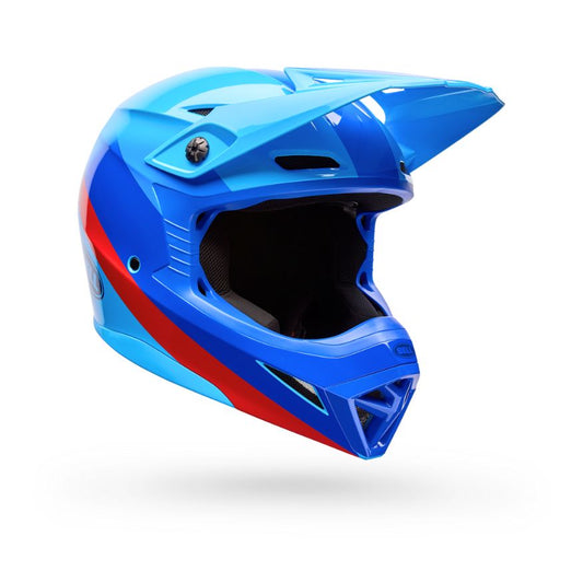 Bell MX-10 MIPS Aviator ECE Blue Red (2025)