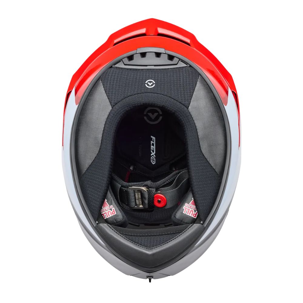 Bell Bell Race Star Flex DLX Fluid ECE Red/White - Interior View