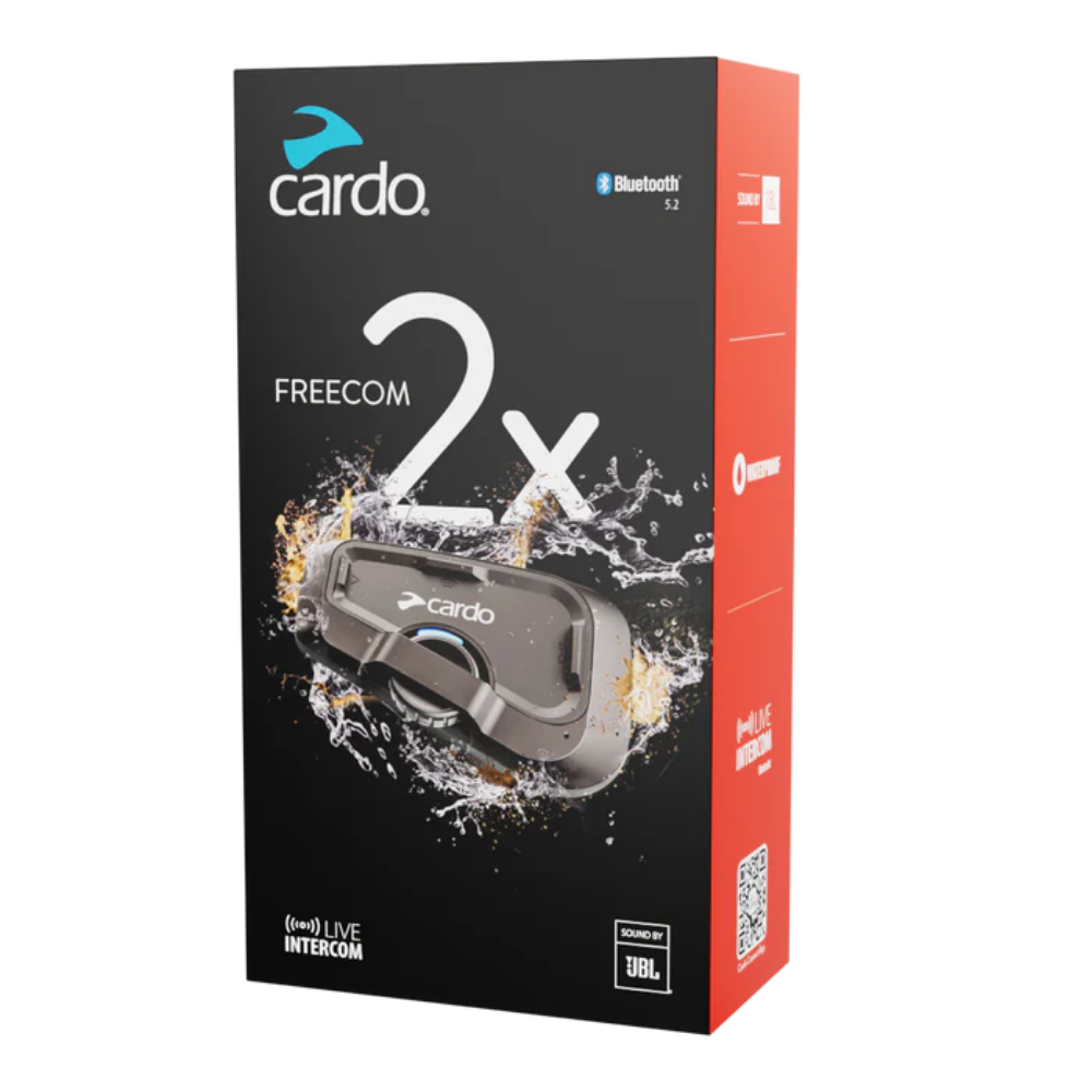 Cardo Freecom 2X Solo Bluetooth Intercom