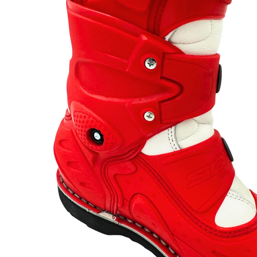 Sidi Sidi Charger MX Boots Red / White - Detail View