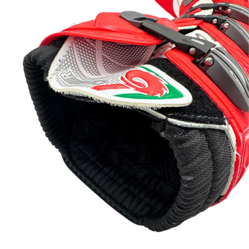 Sidi Sidi Charger MX Boots Red / White - Rear View