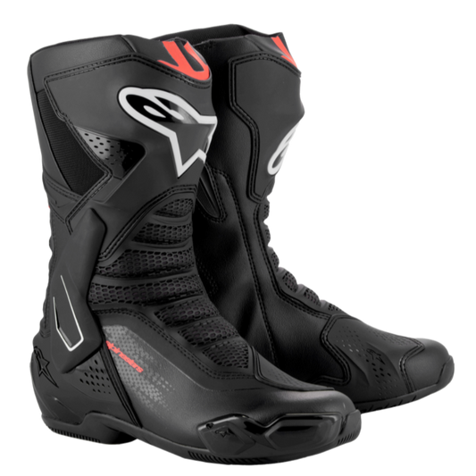 Alpinestars SMX-6 V3  Boots - BLACK RED FLUO