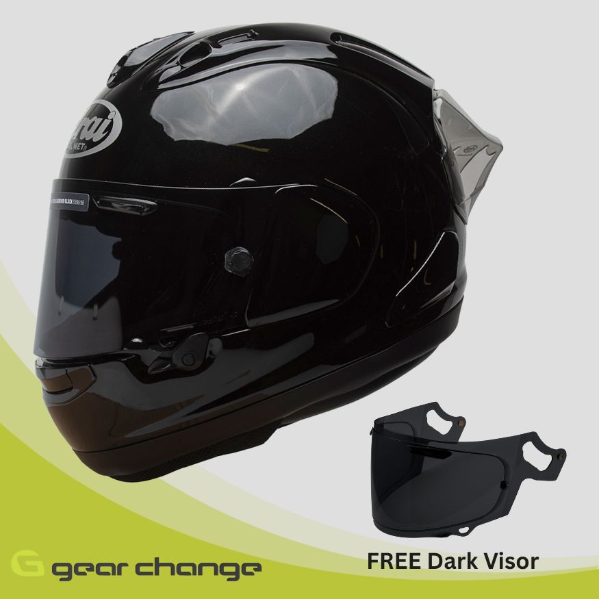 Arai RX-7V Evo - Diamond Black XSmall & Free Dark Visor