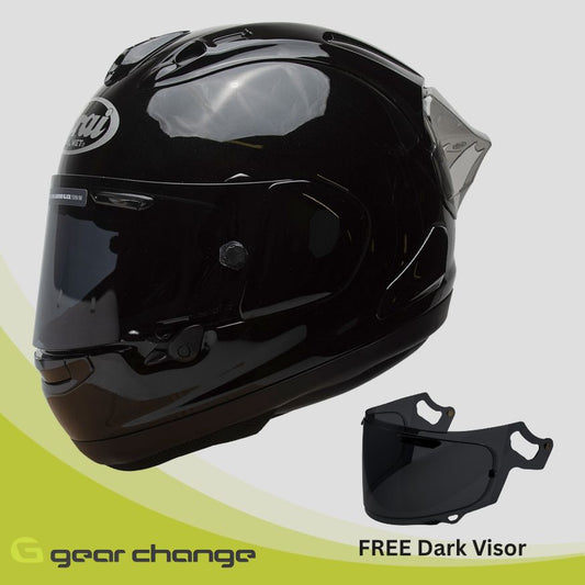 Arai RX-7V Evo - Diamond Black XSmall & Free Dark Visor